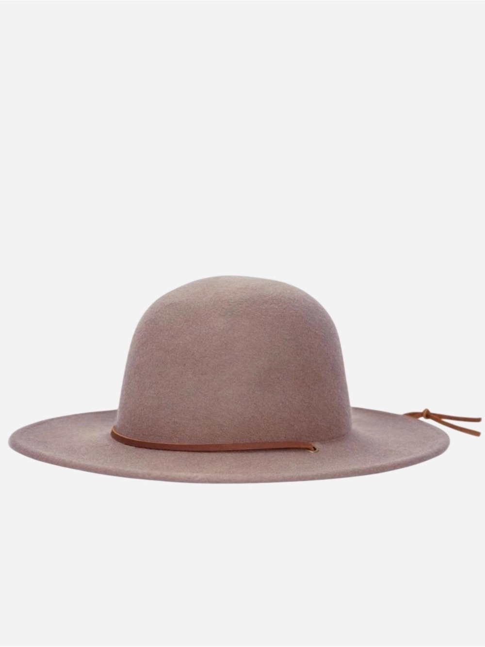 Brixton Brown Felt Hat with Black Trim